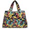 Wrapables Large Foldable Tote Nylon Reusable Grocery Bags, Sharks